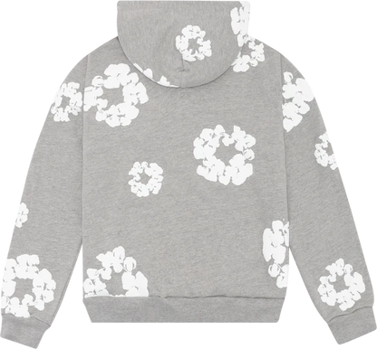 Gray Cotton Wreath Hoodie